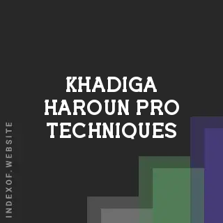 Khadiga Haroun Pro Techniques | Indexof