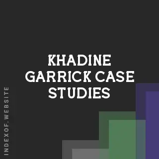 Khadine Garrick Case Studies | Indexof