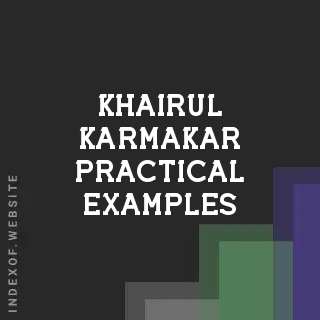 Khairul Karmakar Practical Examples | Indexof