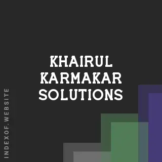 Khairul Karmakar Solutions | Indexof