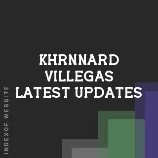 Khrnnard Villegas Latest Updates | Indexof