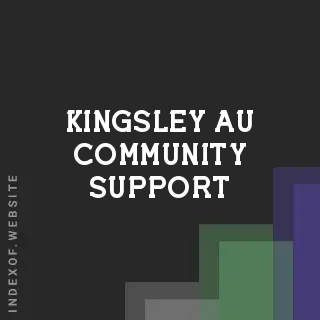 Kingsley Au Community Support | Indexof