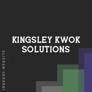 Kingsley Kwok Solutions | Indexof