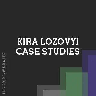 Kira Lozovyi Case Studies | Indexof