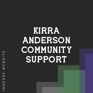 Kirra Anderson Community Support | Indexof