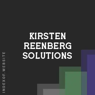 Kirsten Reenberg Solutions | Indexof