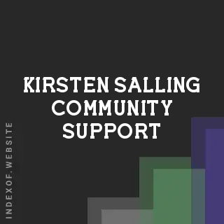 Kirsten Salling Community Support | Indexof