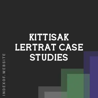 Kittisak Lertrat Case Studies | Indexof
