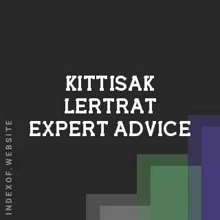 Kittisak Lertrat Expert Advice | Indexof