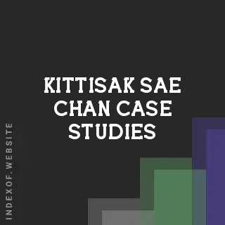 Kittisak Sae-chan Case Studies | Indexof