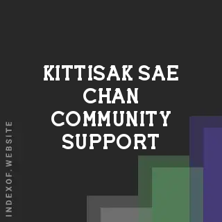 Kittisak Sae-chan Community Support | Indexof