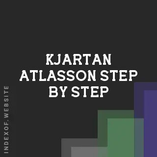 Kjartan Atlasson Step-by-Step | Indexof