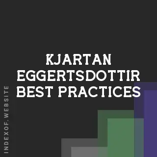 Kjartan Eggertsdottir Best Practices | Indexof