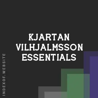 Kjartan Vilhjalmsson Essentials | Indexof
