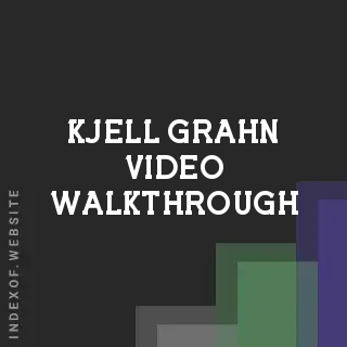 Kjell Grahn Video Walkthrough | Indexof
