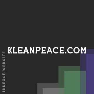 kleanpeace.com by Astrid Bystrom site -  Indexof