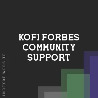 Kofi Forbes Community Support | Indexof