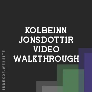 Kolbeinn Jonsdottir Video Walkthrough | Indexof
