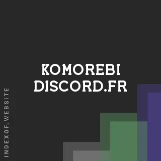 komorebi-discord.fr by Asha Banerjee site -  Indexof