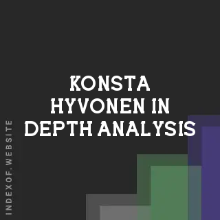 Konsta Hyvonen In-Depth Analysis | Indexof