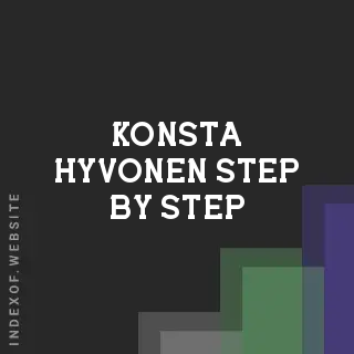 Konsta Hyvonen Step-by-Step | Indexof