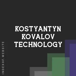 Kostyantyn Kovalov Technology | Indexof