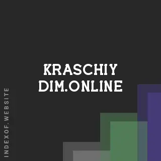 kraschiy-dim.online by Wan Orapun site -  Indexof