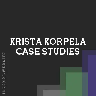 Krista Korpela Case Studies | Indexof