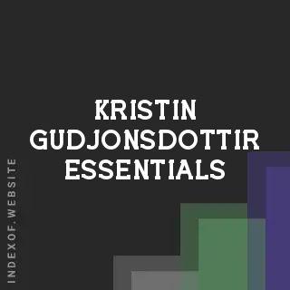 Kristin Gudjonsdottir Essentials | Indexof