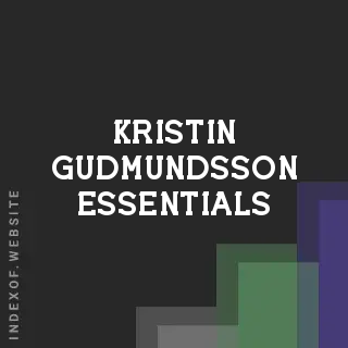 Kristin Gudmundsson Essentials | Indexof