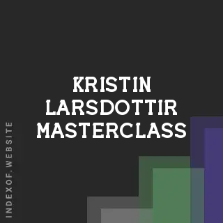 Kristin Larsdottir Masterclass | Indexof
