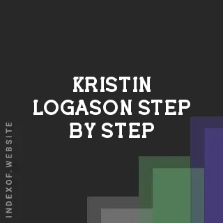Kristin Logason Step-by-Step | Indexof