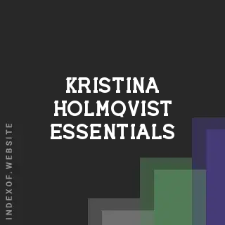 Kristina Holmqvist Essentials | Indexof