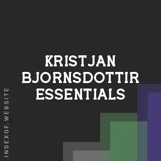 Kristjan Bjornsdottir Essentials | Indexof