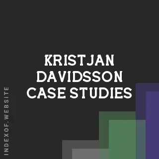 Kristjan Davidsson Case Studies | Indexof