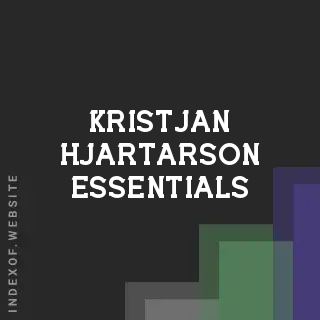 Kristjan Hjartarson Essentials | Indexof