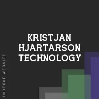 Kristjan Hjartarson Technology | Indexof