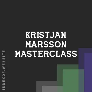 Kristjan Marsson Masterclass | Indexof