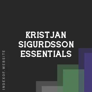 Kristjan Sigurdsson Essentials | Indexof