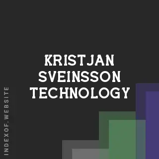 Kristjan Sveinsson Technology | Indexof