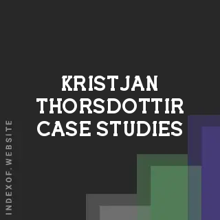 Kristjan Thorsdottir Case Studies | Indexof