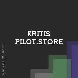 kritis-pilot.store by Arjun Mittal site -  Indexof