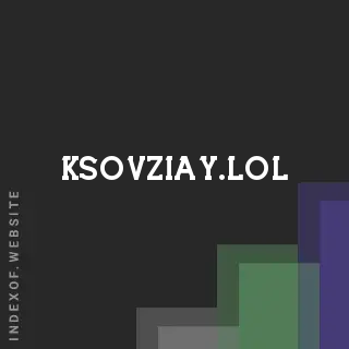 ksovziay.lol by Mamunit Rashid site -  Indexof