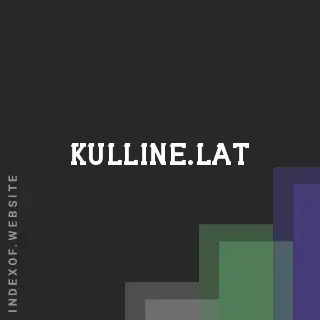 kulline.lat by Hidayat Ginting site -  Indexof