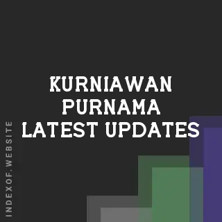 Kurniawan Purnama Latest Updates | Indexof