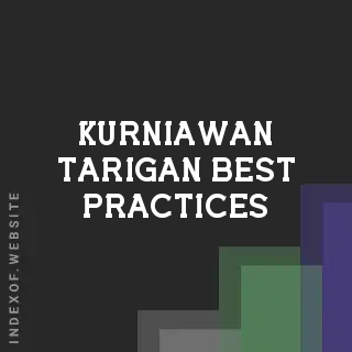 Kurniawan Tarigan Best Practices | Indexof