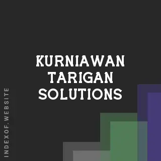 Kurniawan Tarigan Solutions | Indexof
