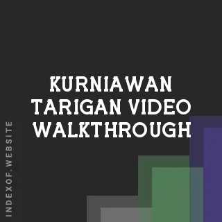 Kurniawan Tarigan Video Walkthrough | Indexof