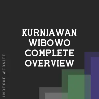 Kurniawan Wibowo Complete Overview | Indexof