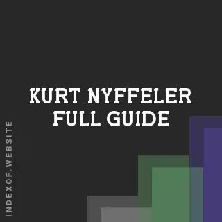 Kurt Nyffeler Full Guide | Indexof